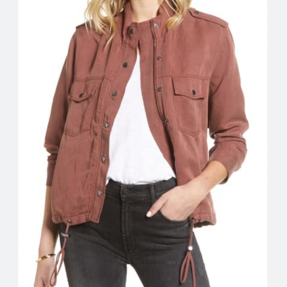 Rails Collins Military jacket burgundy - Picture 2 of 11